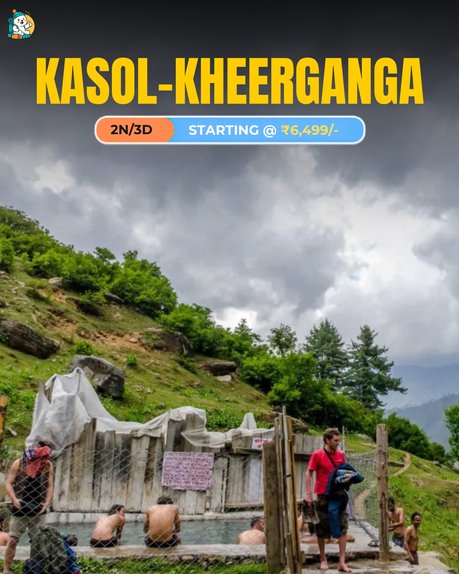 KASOL KHEERGANGA TREK GROUP TRIP